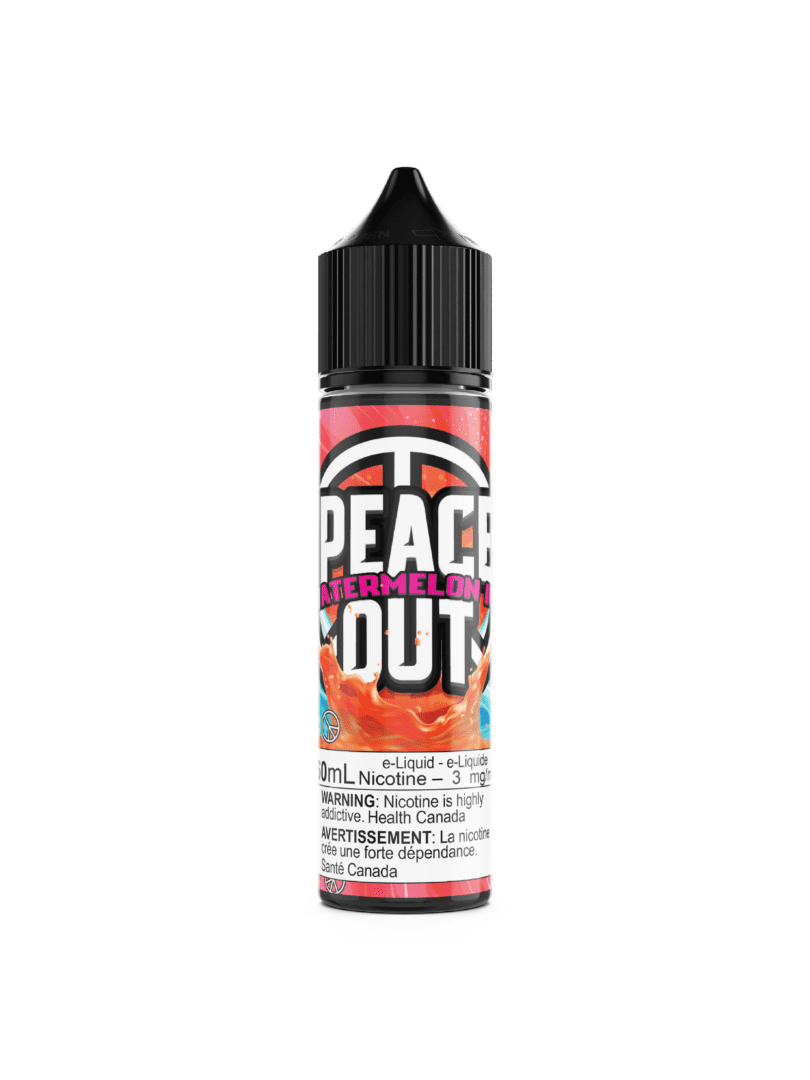 Peace out ejuice  watermelon ejuice packaging product