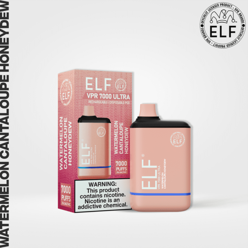 Elf vpr 7000 ultra  watermelon cantaloupe honeydew vape product image