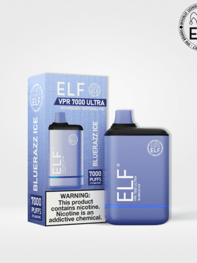 elf 7000 vape blue razz ice