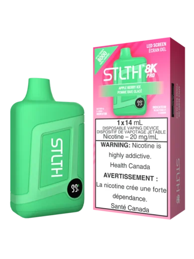 stlth 8k pro vape apple berry Ice