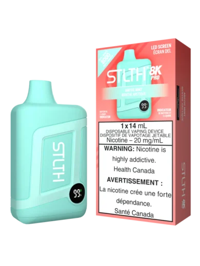 stlth 8k pro vape arctic mint