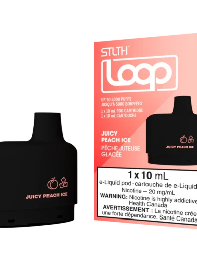 stlth loop juicy peach ice