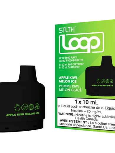 stlth loop vape apple kiwi melon ice