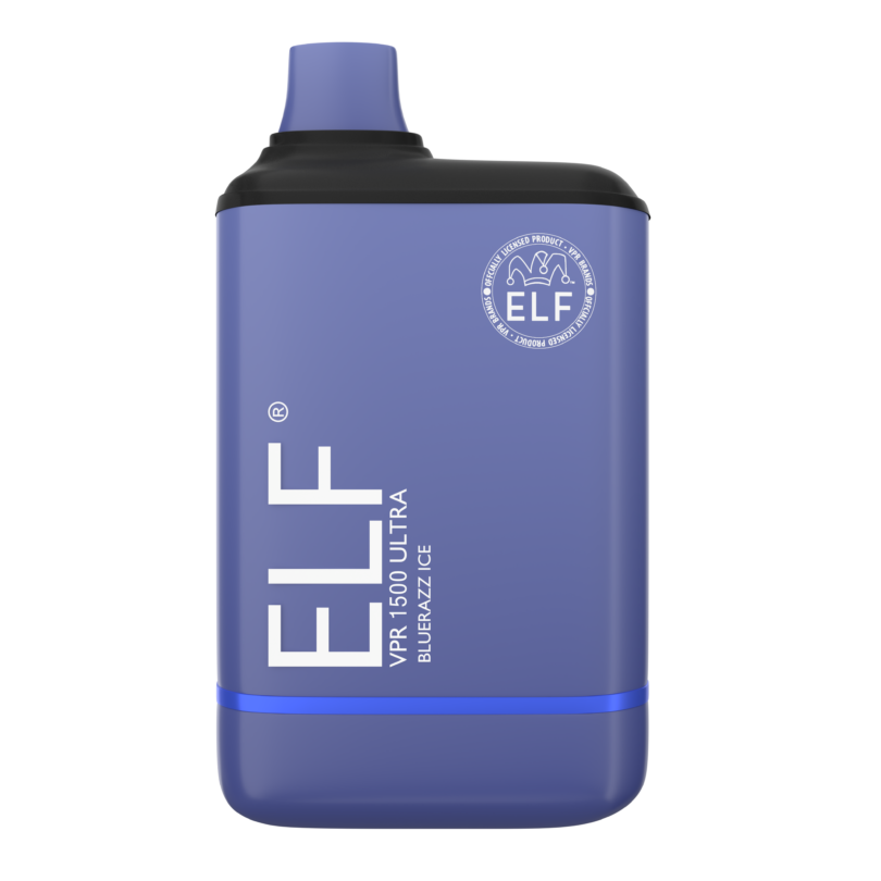 Elf 1500 vapes  blue razz ice vape product image