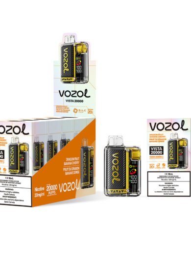 vozol vista vape dragon fruit banana cherry by Vozol distributor in canada