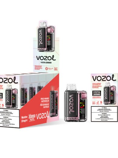 vozol vista vape peach mango watermelon by Vozol distributor in canada