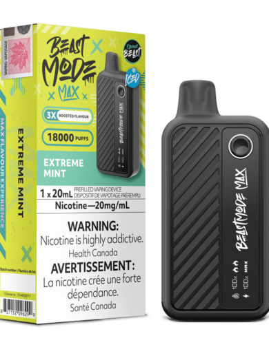flavour beast mode max extreme mint iced by Flavour Beast distributor in canada