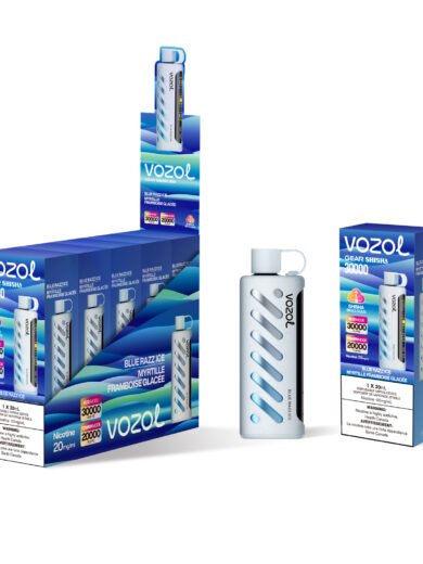 vozol gear shisha blue razz ice by vozol distributor in canada