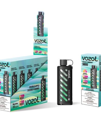vozol gear shisha double apple by vozol distributor in canada