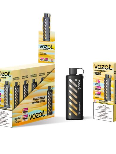 vozol gear shisha mango freeze by vozol distributor in canada