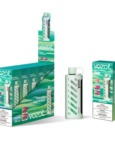 vozol gear shisha miami mint by vozol distributor in canada