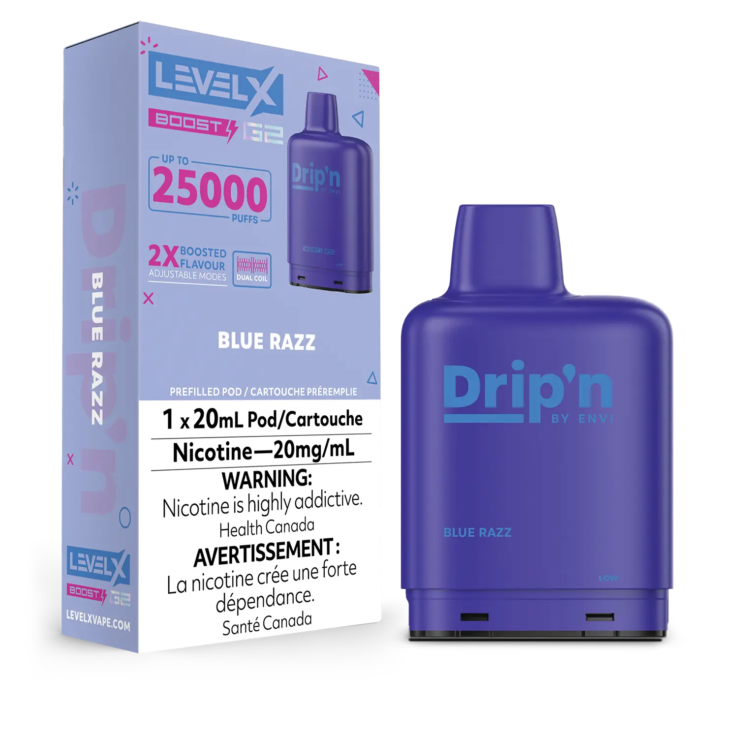 Buy Level X Drip'n Boost G2 Pods- 25000 Puff | Vape Daddy