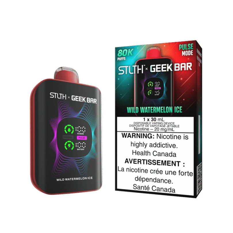 Product image of stlth x geek bar 80k in wild watermelon ice flavor