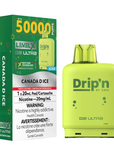 product image of Dripn Level X G2 Ultra 50k Pods in Canada D Ice flavor